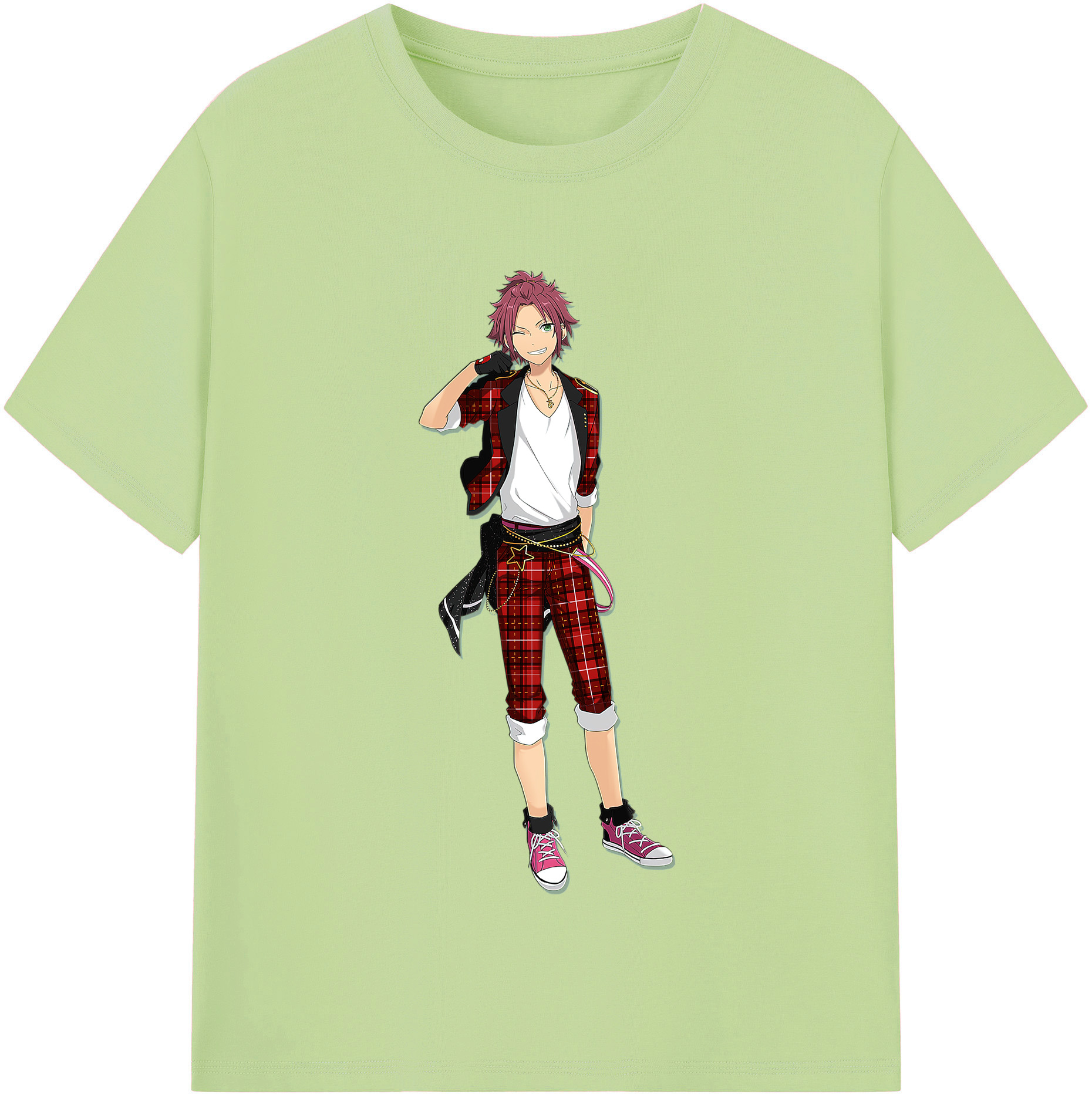 （画像用） あんさんぶるスターズ! Ensemble Stars 綿100％半袖Tシャツ（フロントプリント）